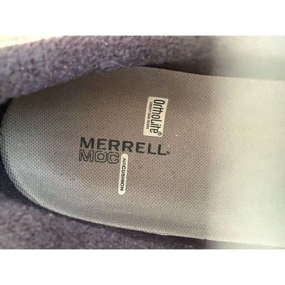 Merrell Jungle Moc Classic Performance Shoes Mens 13 Tan Taupe Suede Slip-on EUC main image 9